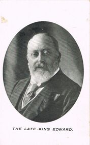 Postcard - POSTCARD: BLACK AND WHITE  PHOTOGRAPH OF THE LATE KING EDWARD