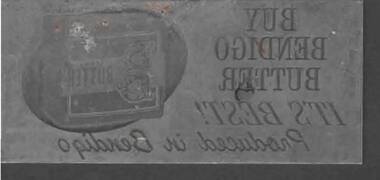 Tool - BENDIGO BUTTER FACTORY : PRINTING PLATE