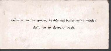 Document - BENDIGO BUTTER FACTORY : DISPLAY NOTES