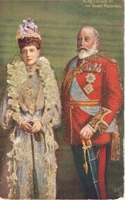 Postcard - POSTCARD OF KING EDWARD V11 AND QUEEN ALEXANDRA