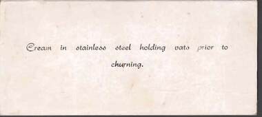 Document - BENDIGO BUTTER FACTORY : DISPLAY NOTES