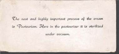 Document - BENDIGO BUTTER FACTORY : DISPLAY NOTES