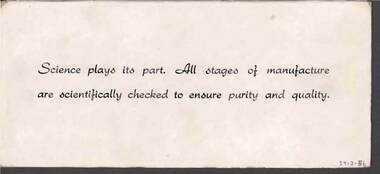 Document - BENDIGO BUTTER FACTORY : DISPLAY NOTES