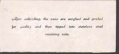 Document - BENDIGO BUTTER FACTORY : DISPLAY NOTES
