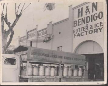 Photograph - BENDIGO BUTTER FACTORY PHOTOGRAPH 1950S