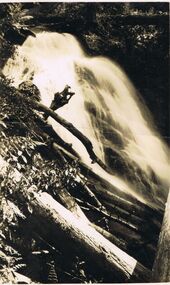 Photograph - PHOTOGRAPH: BLACK AND WHITE LOWER CUMBERLAND FALLS MARYSVILLE 1924-25