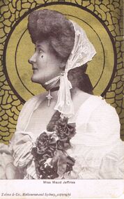 Postcard - POST CARD: MISS MAUD JEFFRIES