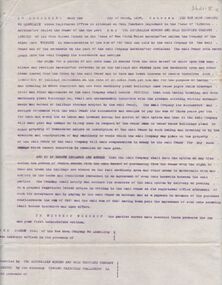 Document - MINING IN BENDIGO COLLECTION: AGREEMENT TO TREAT TAILINGS