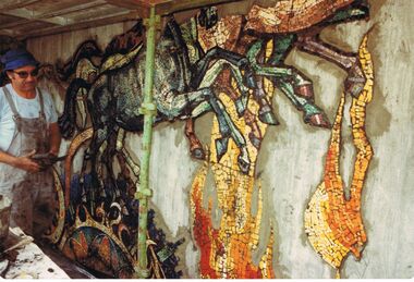 Photograph - COLOUR PHOTOGRAPH: MOSAIC PICTURE