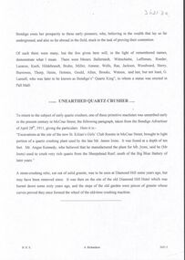 Document - MINING IN BENDIGO COLLECTION: UNEARTHED QUARTZ CRUSHER