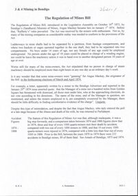 Document - MINING IN BENDIGO COLLECTION: MINING IN BENDIGO - NOTES ON TALK