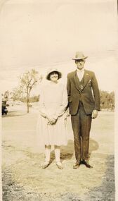 Photograph - BLACK AND WHITE PHOTO X 2: MALE AND FEMALE