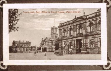 Postcard - POSTCARD  BLACK AND WHITE PHOTO: MARYBOROUGH