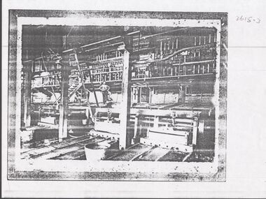 Photograph - UNKNOWN MINING PHOTOS - MINING BATTERY