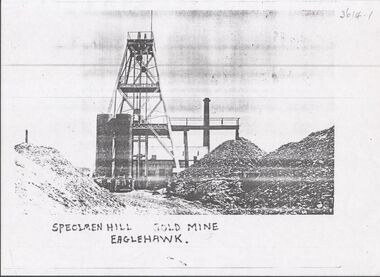 Photograph - SPECIMEN HILL GOLD MINE - PHOTO OF SPECIMEN HILL GOLD MINE