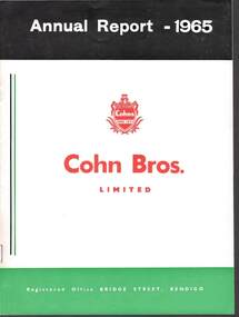 Document - COHN BROTHERS COLLECTION: ANNUAL REPORT 1965