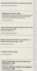 Document - BADHAM COLLECTION: EXHIBITION LABELS X 15 - CARDBOARDS