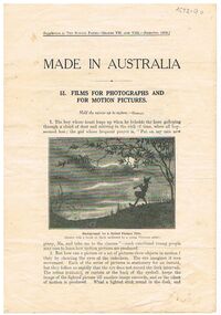 Document - JOSEPH DAVIES COLLECTION: SCHOOL PAPER ARTICLE, 01/11/1928