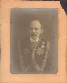 Photograph - JOSEPH DAVIES COLLECTION: PHOTO OF MALE IN LODGE CLOTHES