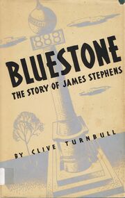 Book - ALEC H CHISHOLM COLLECTION: BOOK ''BLUESTONE'' BY CLIVE TURNBULL