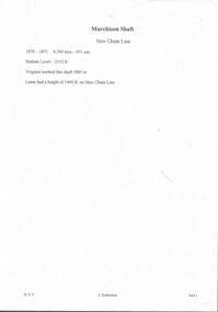 Document - MURCHISON SHAFT