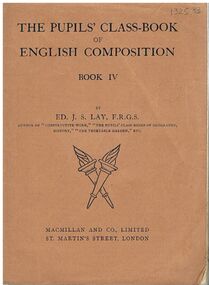 Book - BADHAM COLLECTION: THE PUPILS' CLASS - BOOK OF ENGLISH COMPOSITION BOOK IV