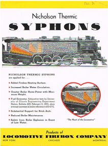 Document - BADHAM COLLECTION: PRODUCTS OF LOCOMOTIVE  FIREBOX COMPANY - BROCHURE