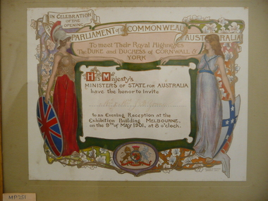 Document - YOUNG INVITATION TO MEET THE DUKE & DUCHESS OF CORNWALL, 1901