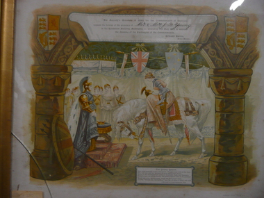 Document - YOUNG, INVITATION OPENING OF PARLIAMENT, 1901