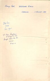 Document - BADHAM COLLECTION: VICTORIAN RAILWAYS LOG / MESSAGE BOOK 15.8.1960-30.6.1962