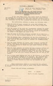 Document - BADHAM COLLECTION: VICTORIAN RAILWAYS MEMO 26.11.1937