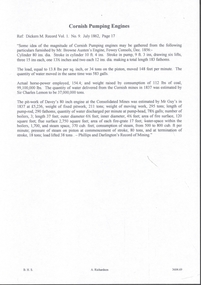 Document - MINING REPORTS - CORNISH PUMPING ENGINES