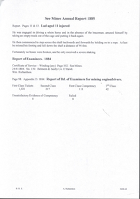 Document - MINING REPORTS - MINES REPORT 1885