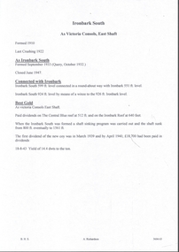 Document - MINING REPORTS - IRONBARK SOUTH