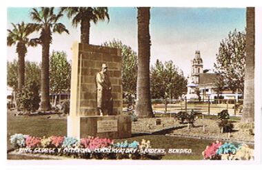 Photograph - CONSERVATORY GARDENS, KING GEORGE V STATUE