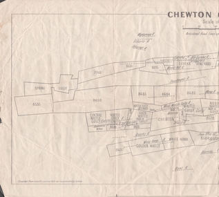 Map - MINING REPORTS - PLAN OF CHEWTON GOLDFIELD 1937