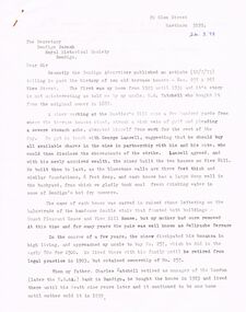 Document - CORRESPONDENCE: VIEW ST PROPERTY OWNED BY CHARLES TATCHELL, 24th March, 1973