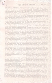 Document - MINING REPORTS - MINING RECORD FEB., 1862