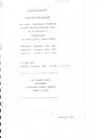 Document - VARIOUS DOCUMENTS: LYDIA CHANCELLOR