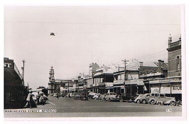 Postcard - HARGREAVES STREET BENDIGO