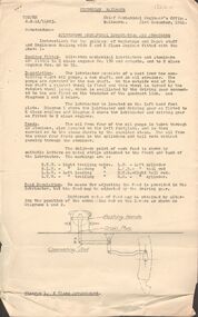 Document - BADHAM COLLECTION: MEMORANDUM CHIEF MECHANICAL ENGINEERS OFFICE MELBOURNE 31.12.1941