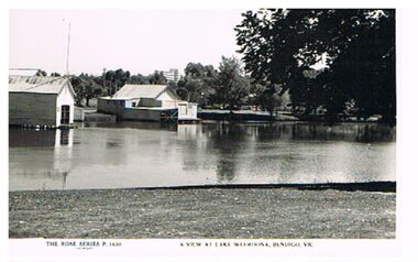 Postcard - LAKE WEEROONA, BENDIGO, VIC