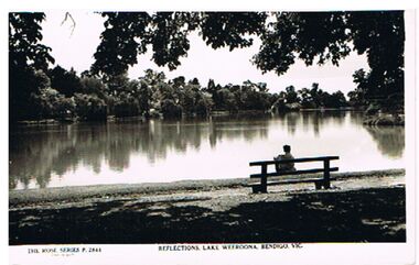 Postcard - LAKE WEEROONA, BENDIGO