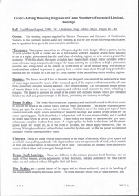 Document - MINING REPORTS - DIRECT-ACTING WINDING ENGINES AT GREAT SOUTHERN EXTENDED LIMITED