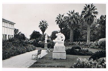 Postcard - CONSERVATORY GARDENS, BENDIGO