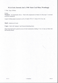 Document - MINING REPORTS - STATE COAL MINE, WONTHAGGI