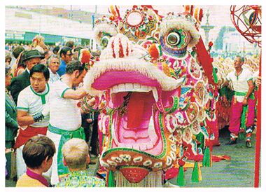 Postcard - CHINESE DRAGON