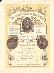 Document - CERTIFICATES BELONGING TO RUBY DOWSEY