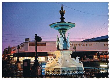Postcard - ALEXANDRA FOUNTAIN, BENDIGO