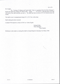 Document - MINING REPORTS - COLLMAN AND TACCHI SHAFT
